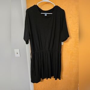 Old Navy Waist-Defined Slub-Knit Mini Dress